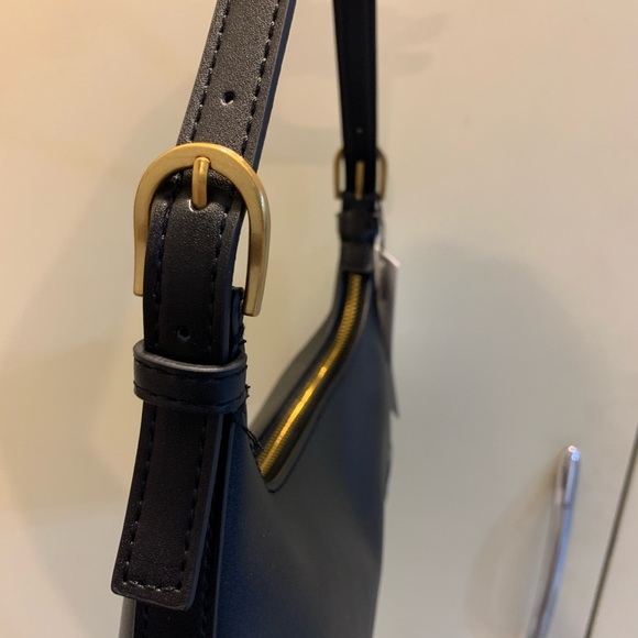 Mango Black Baguette Bag - Picture 4 of 7